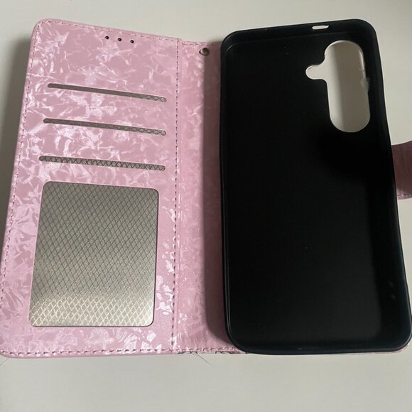 Floral Embossed Phone Wallet Case - Picture 6 of 12